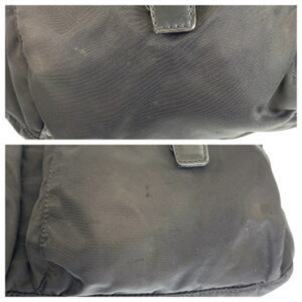 Prada Tessuto Triangular Black Nylon Shoulder Bag - image 7